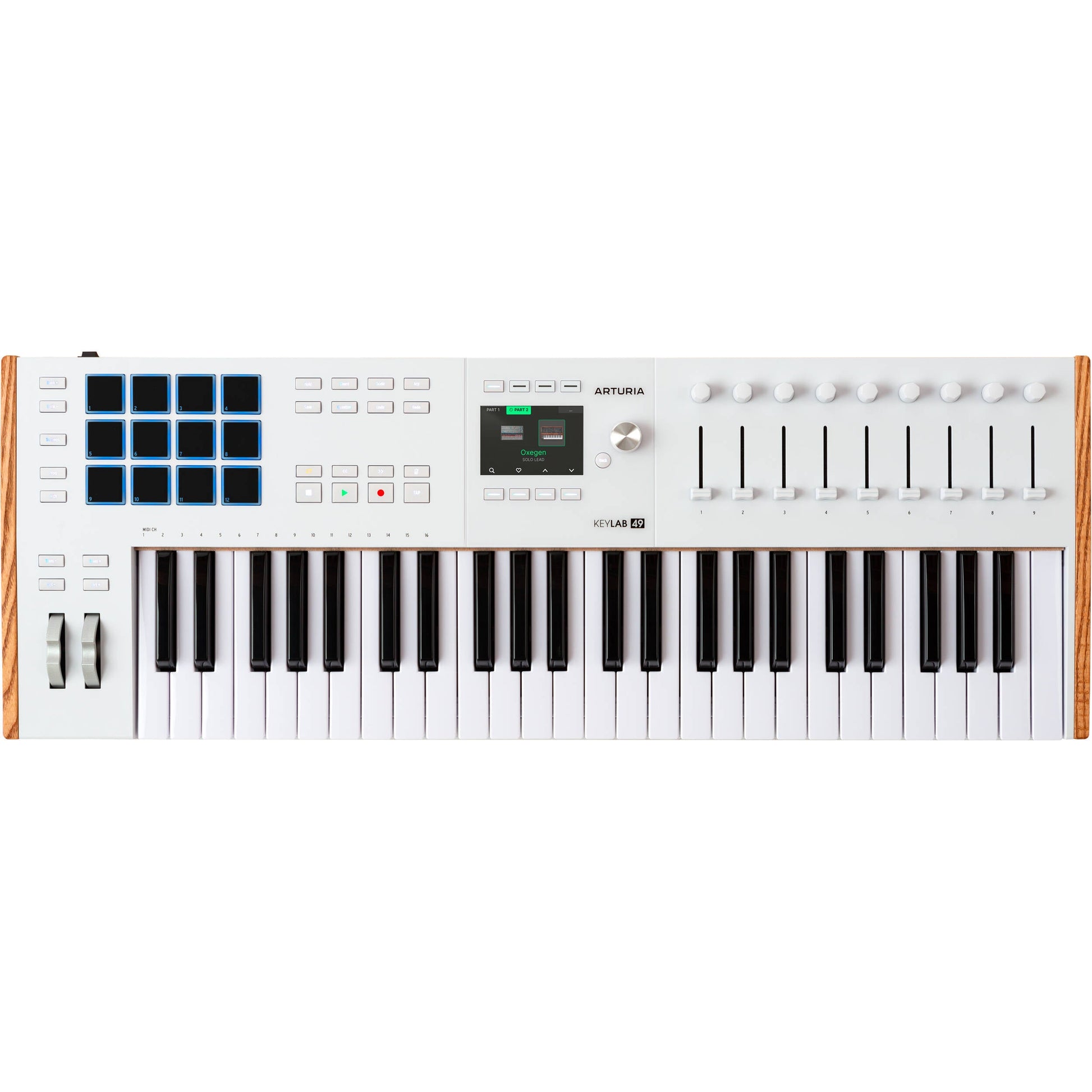 Arturia KeyLab 49 MK3 home studio keyboard bundle with controller and accessories, ideal for music production and creative setup.