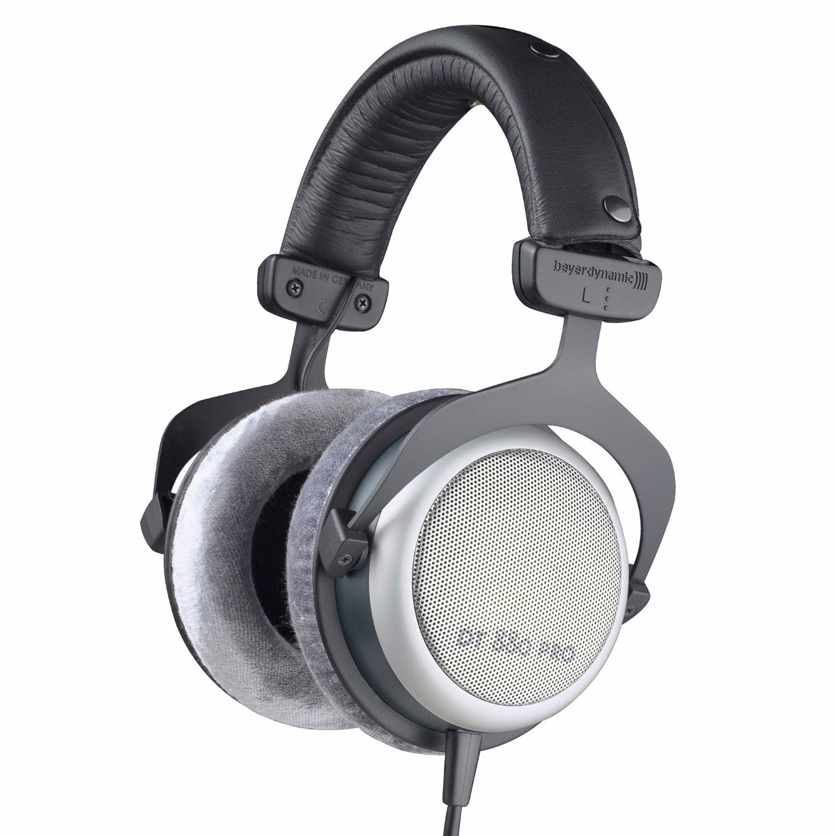 Beyerdynamic DT 880 Pro studio headphones with open-back design and 250 ohm impedance, featuring over-ear cushioned ear cups.