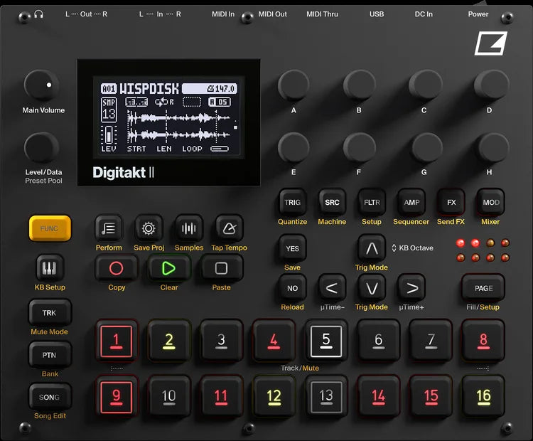 DJ機材 Digitakt II / elektron Elektron Digitakt II – United States