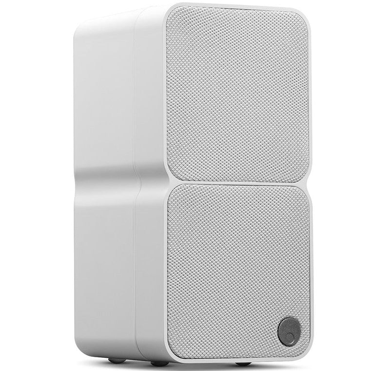 Cambridge Audio MSX 20 speakers with sleek black design and modern speaker grille, perfect for high-quality audio setup.