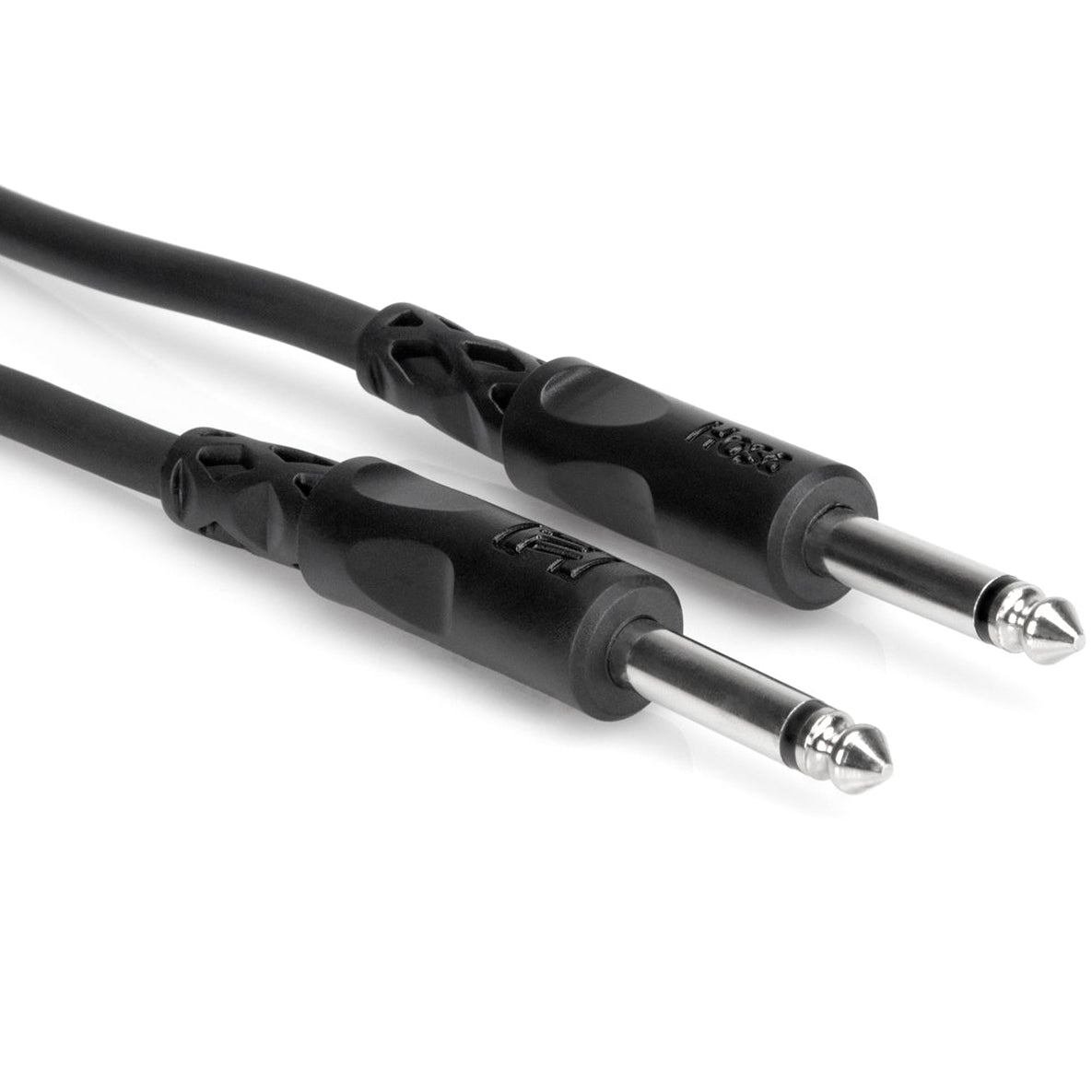 Hosa CPP-105 6.3mm TRS to TRS audio cable, 1.5 meters, with silver connectors and black cable for professional audio connections.