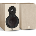 DALI Sonik 3 passive bookshelf speakers with sleek black cabinets and compact design, ideal for home audio systems