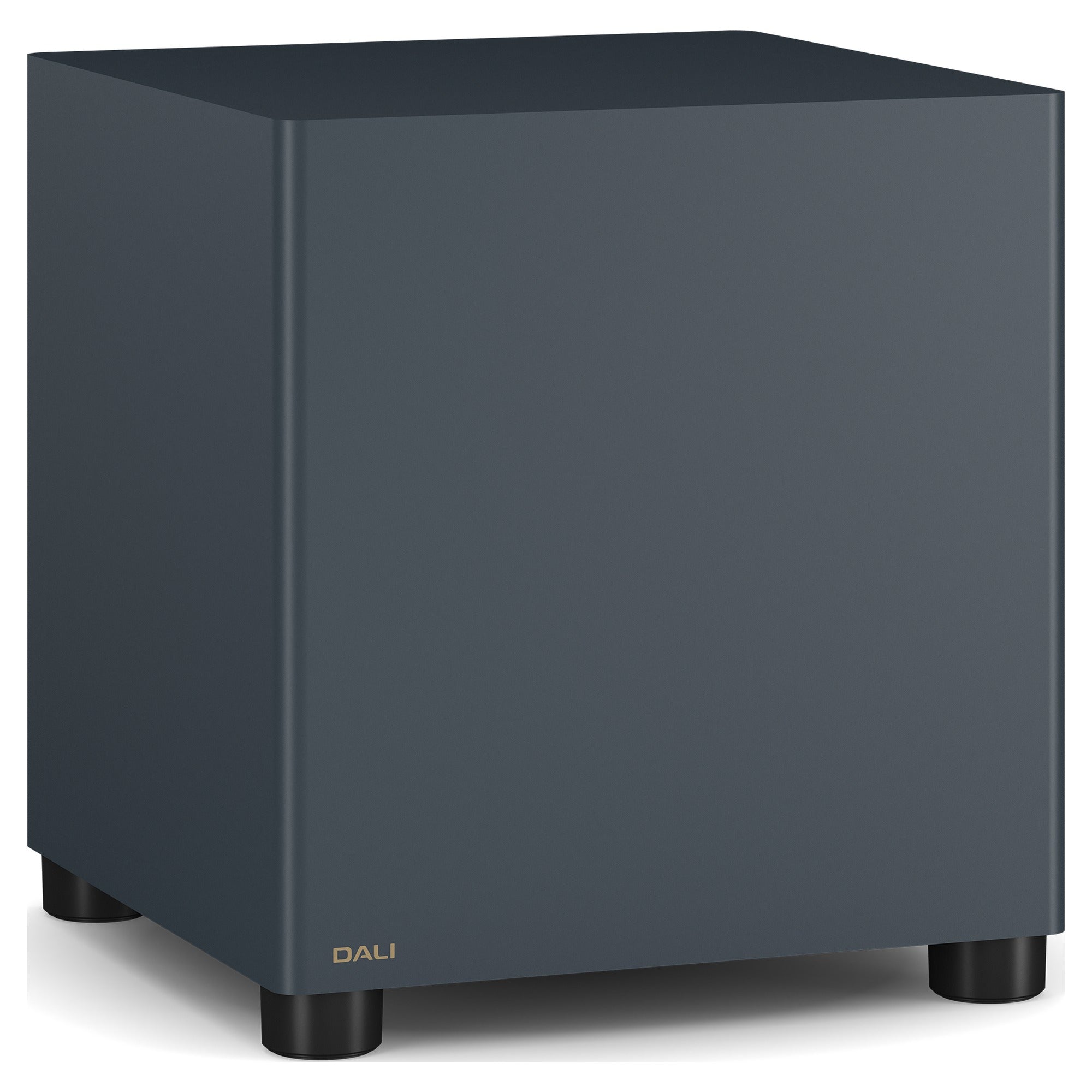 Dali Basik Sub subwoofer in Chilly Blue, three-quarter view
