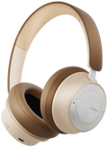 DALI Dali iO-8 wireless headphones in caramel white with padded ear cups and sleek design.