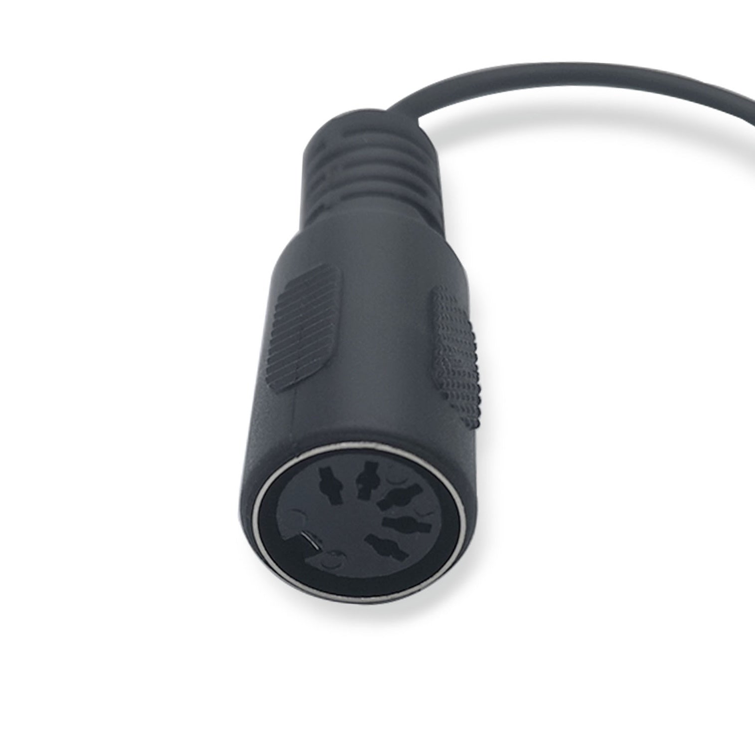 myVolts MIDI 5-Pin DIN Type A to 3.5mm TRS breakout cable, 15cm length, used for connecting MIDI devices.