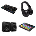 Pioneer DJ DDJ-FLX10 Pro Studio DJ bundle with controller, headphones, and accessories for professional DJ setups