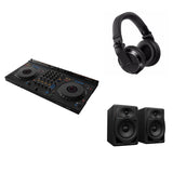 AlphaTheta DDJ-GRV6 Studio Plus DJ bundle with professional DJ controller, headphones, and accessories for mixing and performance.