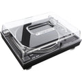 Decksaver Reloop turntable cover, durable DJ cover by Decksaver, showing clear plastic protective design for Reloop turntables.