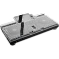Decksaver Pioneer XDJ-RX3 DJ cover showing the black protective plastic shell with a slight tilt for the XDJ-RX3 all-in-one DJ system.