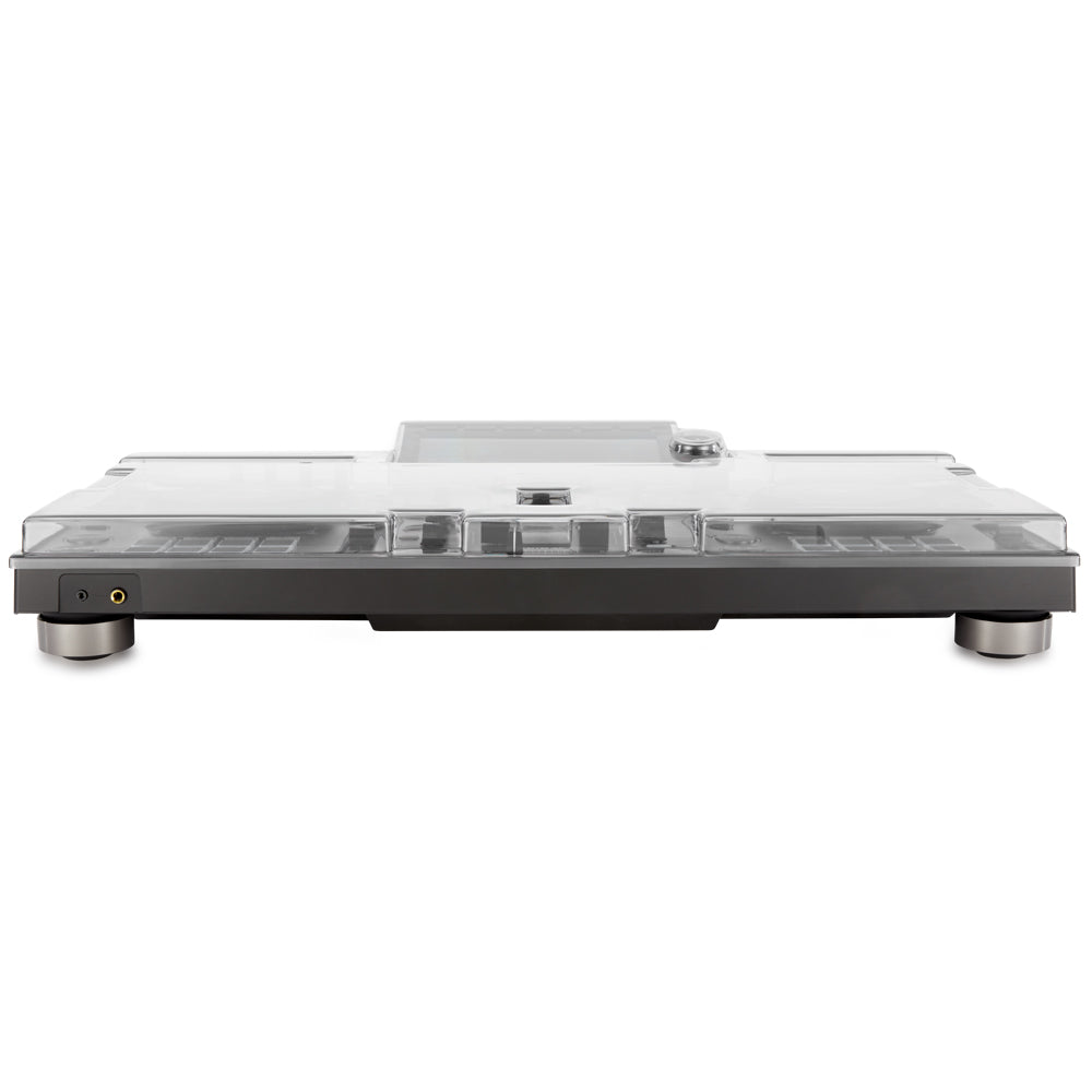 Decksaver Pioneer XDJ-RX3 DJ cover showing the clear protective plastic cover with a tilt angle for the Pioneer XDJ-RX3 DJ controller.