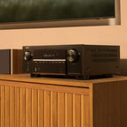 Denon AVR-X2900H DAB stereo amplifiers, alternate view