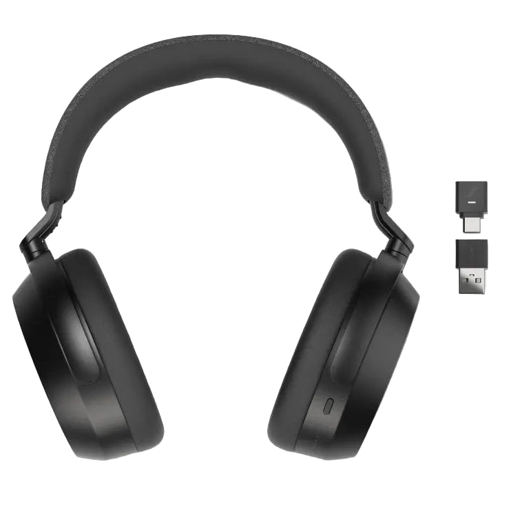 Sennheiser BTD 700 replacement headphone parts, including ear cushions and headband components, on a white background.