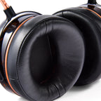 Audeze LCD-5 wired headphones with sleek black design, over-ear cups, and premium audio quality visible in the image.