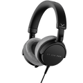 Beyerdynamic DT 270 Pro studio headphones with over-ear design and adjustable headband, shown from a side perspective.