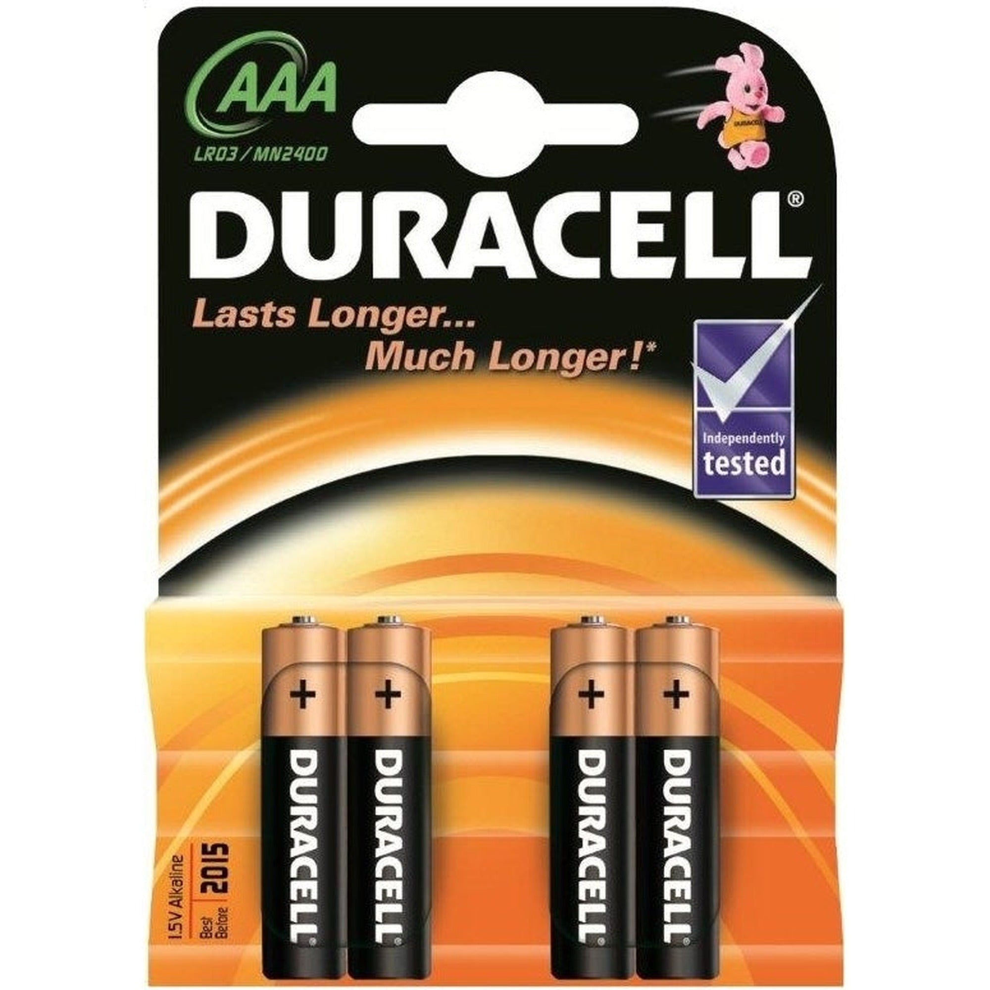 Duracell AAA/LR03, Alkaline Basic MN2400 Batteries (4 pcs.) - Soundium