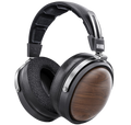 FiiO FT1 wired headphones with over-ear design, black and silver finish, and cushioned ear cups for comfortable listening.