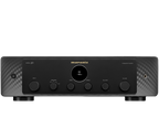 Marantz MODEL 50 stereo amplifier with black metal casing and control knobs, showcasing a sleek vintage audio equipment design.