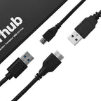 Elektron OH-7 Overhub docking station with multiple USB ports and sleek design, ideal for expanding connectivity on a computer.
