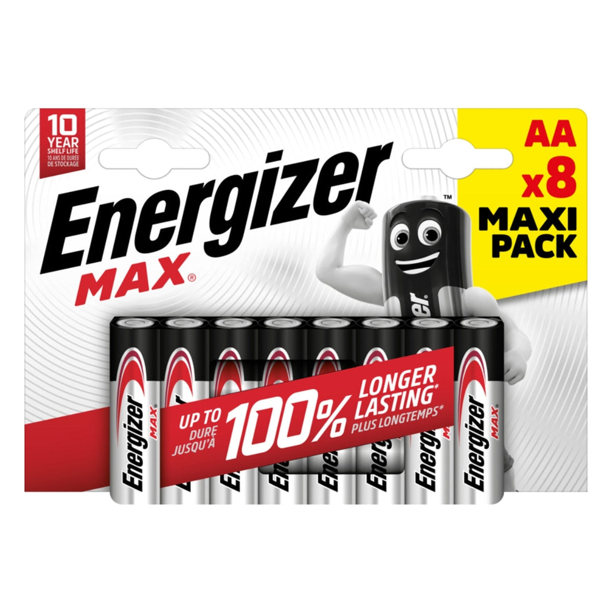 Energizer Max AA Batteries, 8 Pack