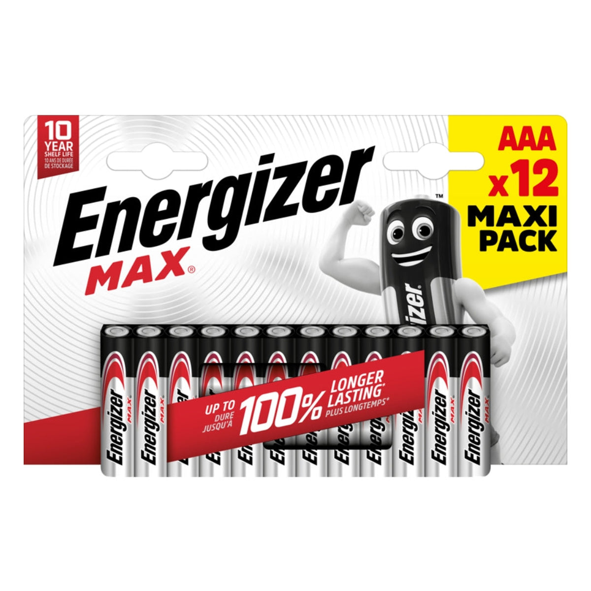 Energizer Max AAA Batteries, 12 Pack