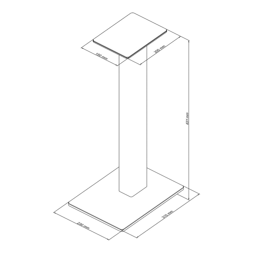 Essentials Kontur 60 dimensions diagram