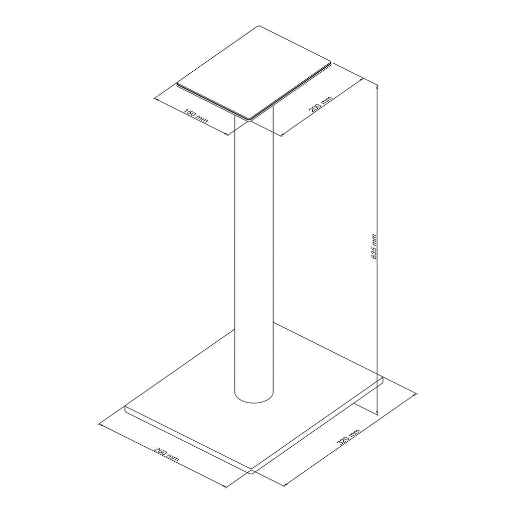 Essentials Monno 60 dimensions diagram