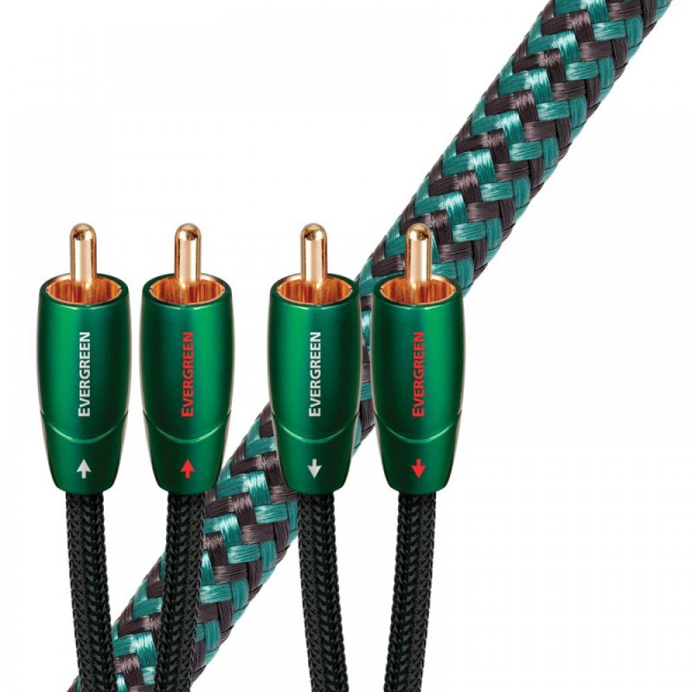 Audioquest Evergreen Dual RCA - Dual RCA Cable 1m - Soundium