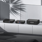 Eversolo T8 music streaming transport, rear panel detail