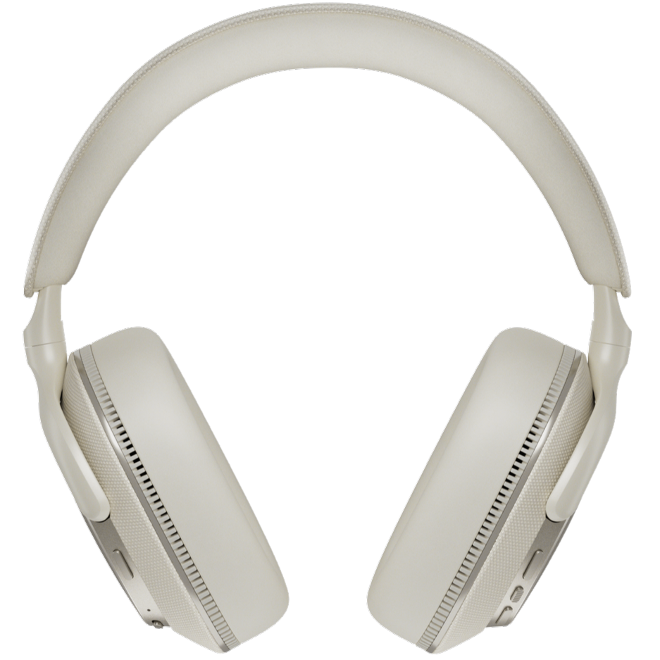 Bowers & Wilkins Px7 S3 wireless headphones with sleek black over-ear design and cushioned ear cups on a white background.