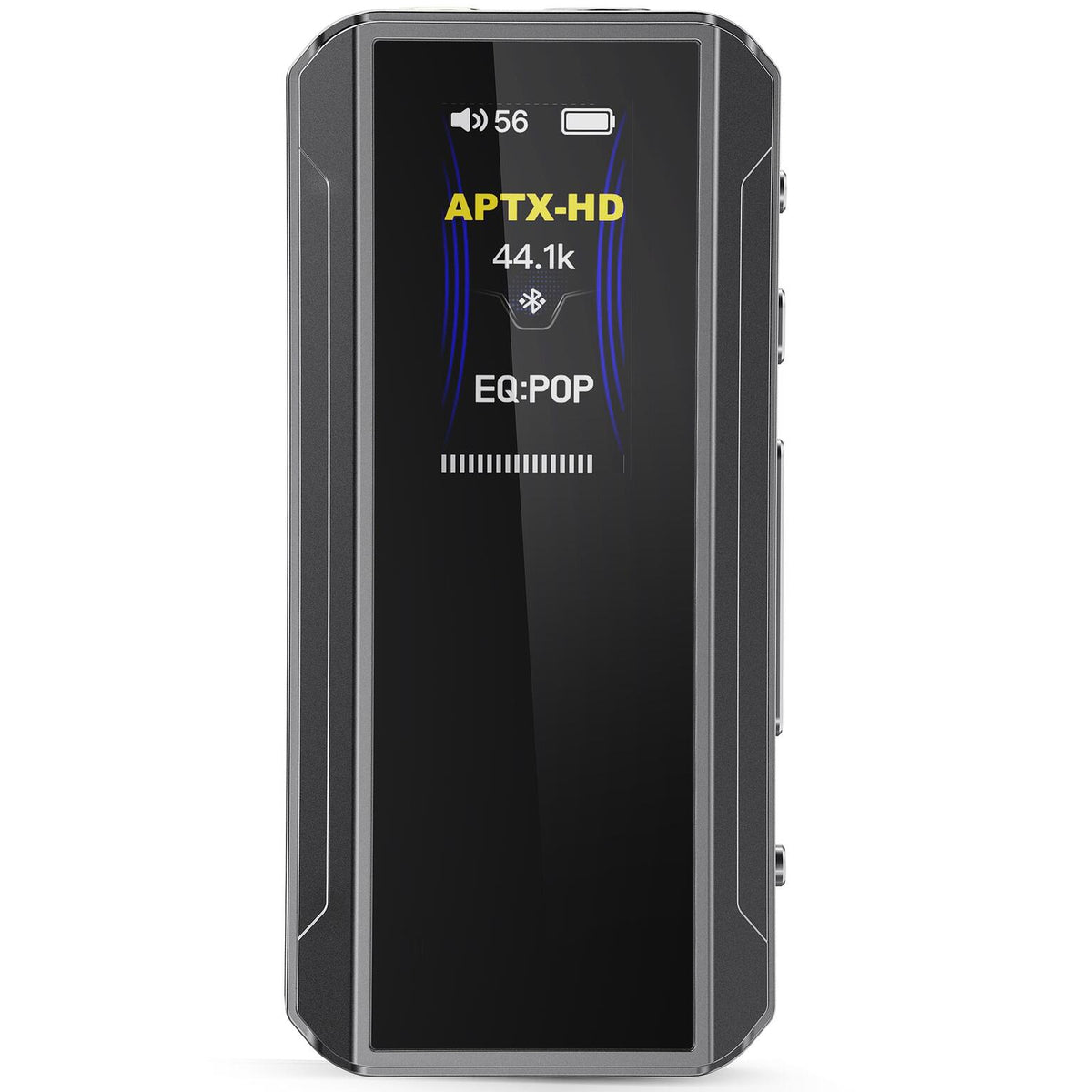FiiO BTR13 Bluetooth DAC and headphone amplifier showing a sleek black device with multiple ports and a compact design.