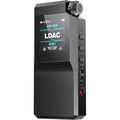 FiiO BTR17 headphone amplifier and DAC with sleek design, volume controls, and multiple connection ports.