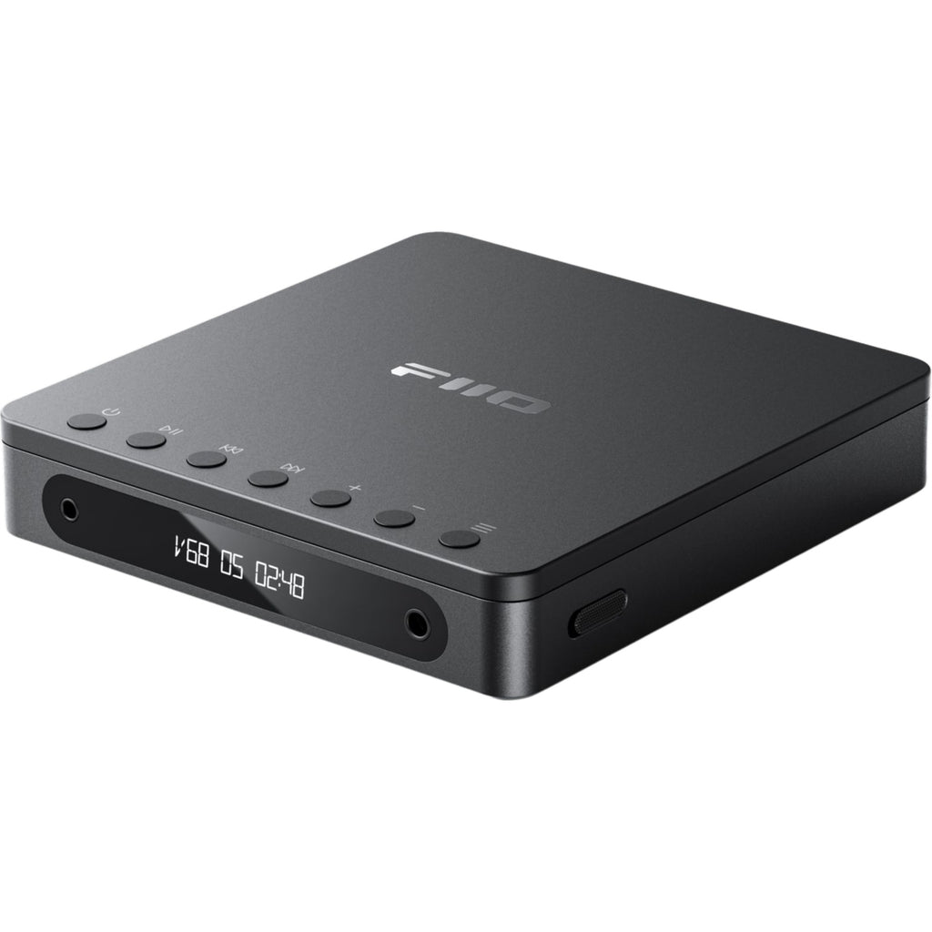 FiiO DM13 BT portable music player with sleek design and touch screen display, featuring Bluetooth connectivity and premium audio controls.