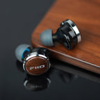 FiiO FP3 wired in-ear monitors, black.