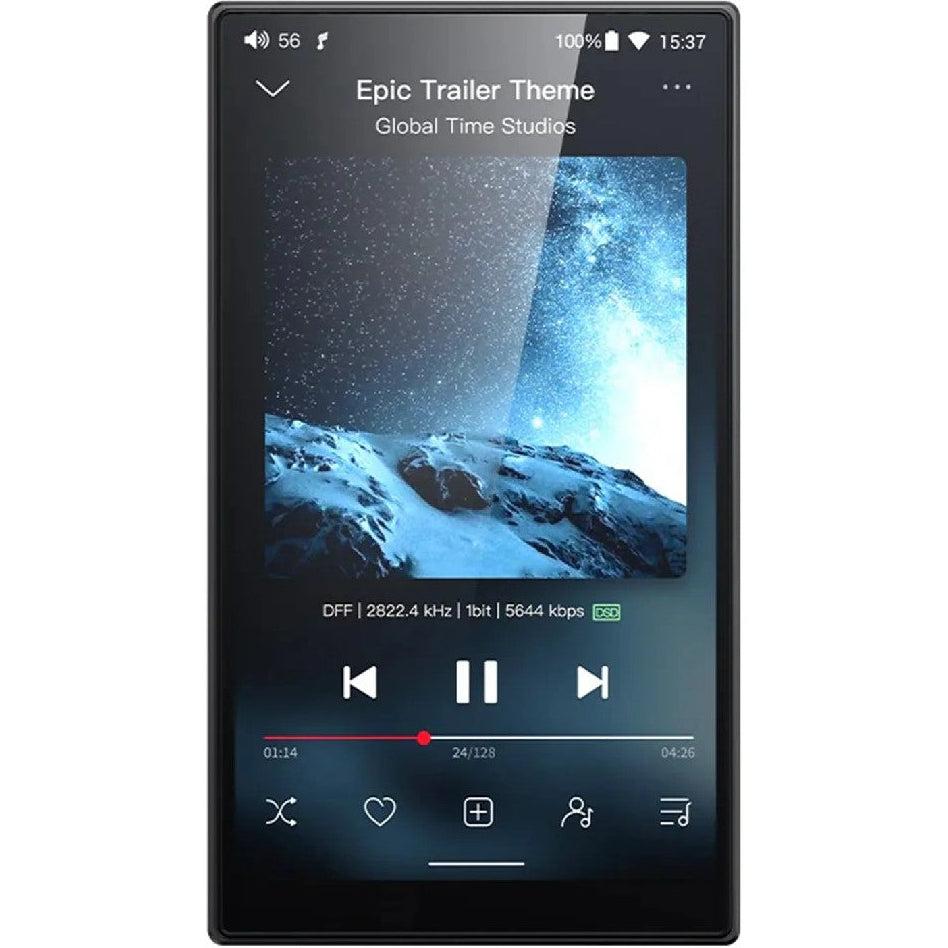 FiiO JM21 portable music players, in black