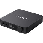 FiiO K11 headphone amplifier and DAC, in black, front view