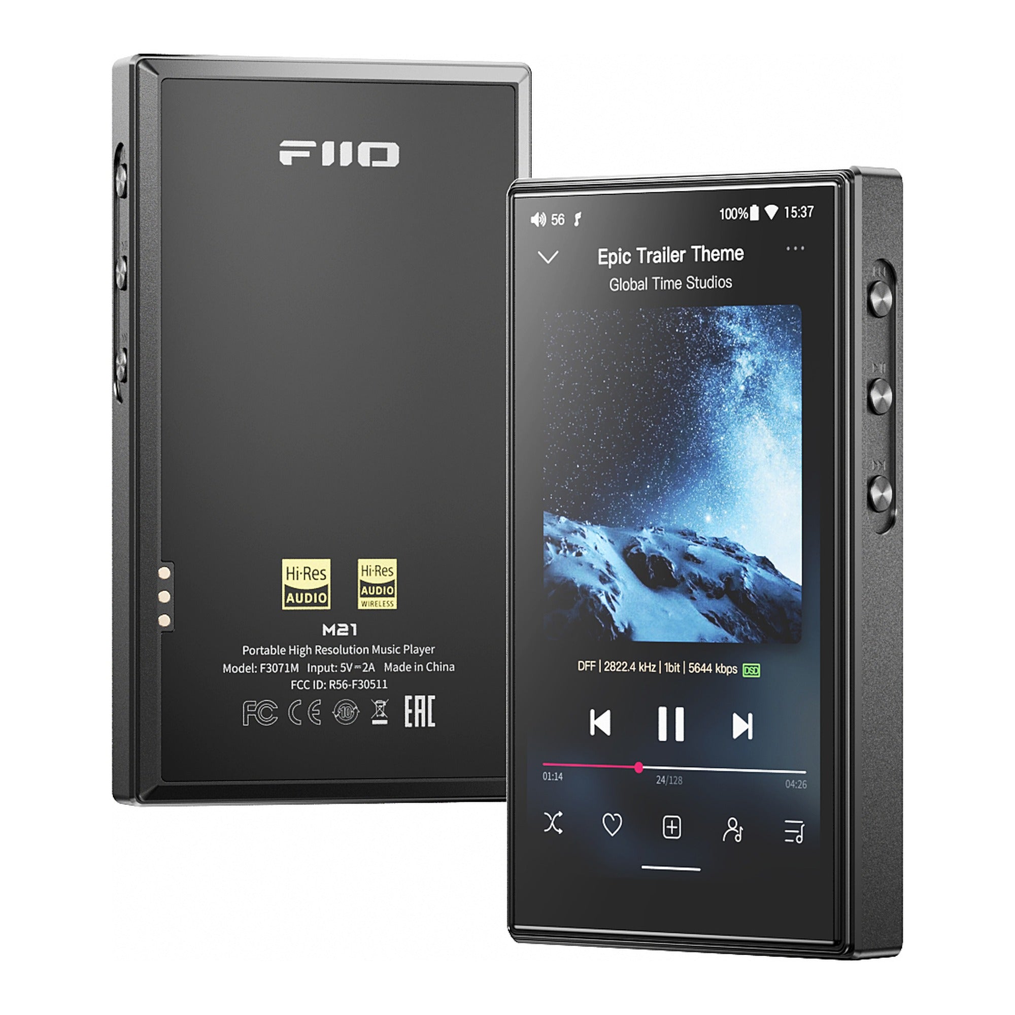 極美品 FiiO M21Black FiiO M21 digital lydafspiller | Soundium