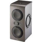 Focal Shape Twin mid-field and main monitors with sleek black finish and advanced speaker drivers for high-quality audio.