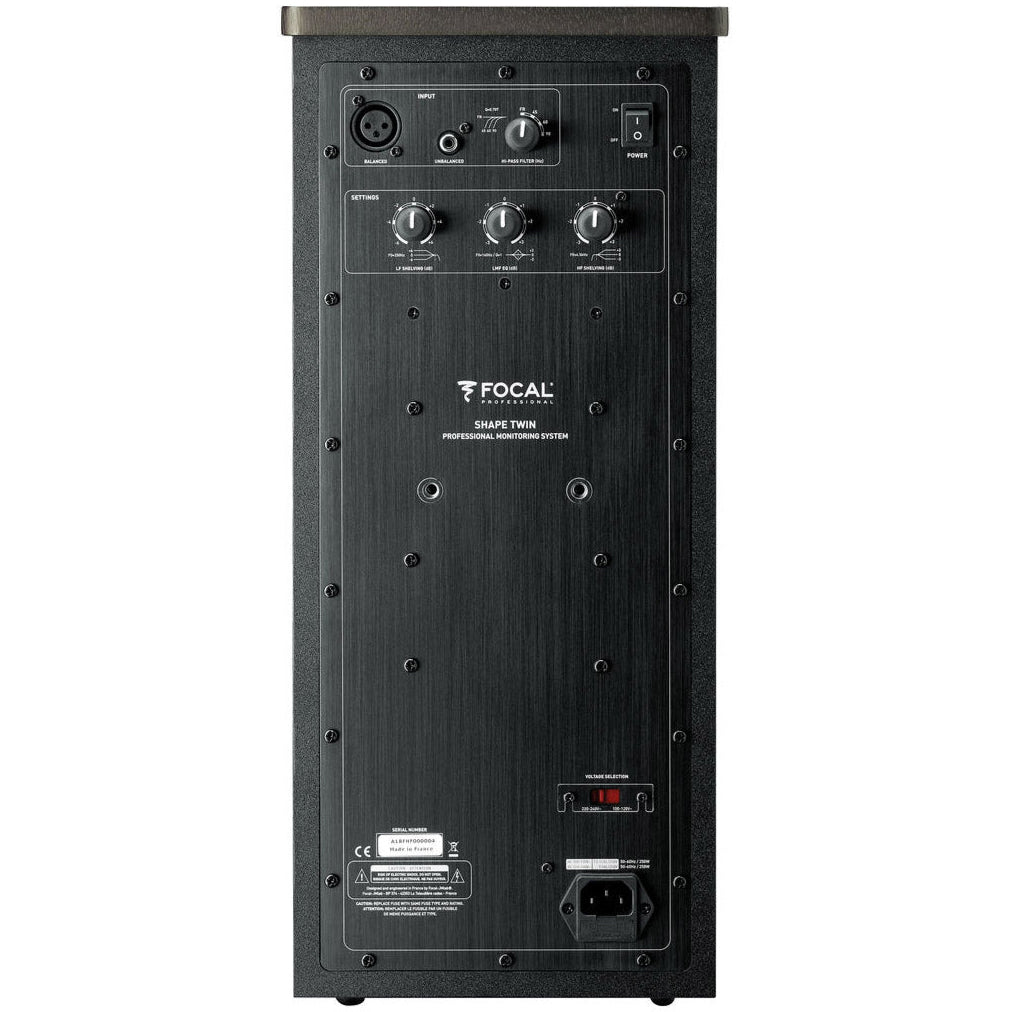 FOCAL Professional SHAPE TWIN 本体1 Focal Shape Twin – Compact 2.5-Way Studio Monitors | Soundium