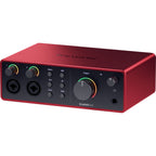 Focusrite Scarlett 4i4 4th Gen audio interface, black