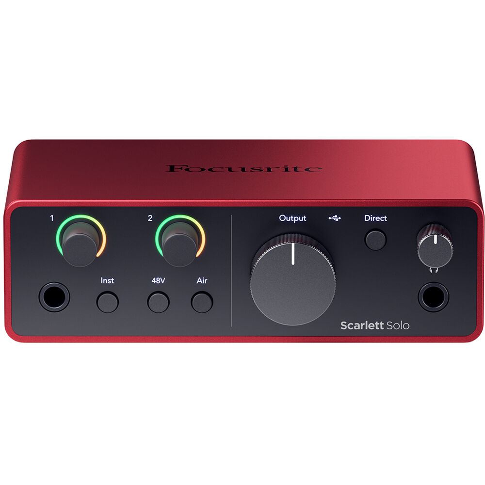 Focusrite Scarlett Solo 4th Gen Audio Interface | Soundium