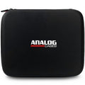 Analog Cases Glide case for Novation Circuit Tracks and Rhythm, showing the sleek black studio bag with secure zipper closure.