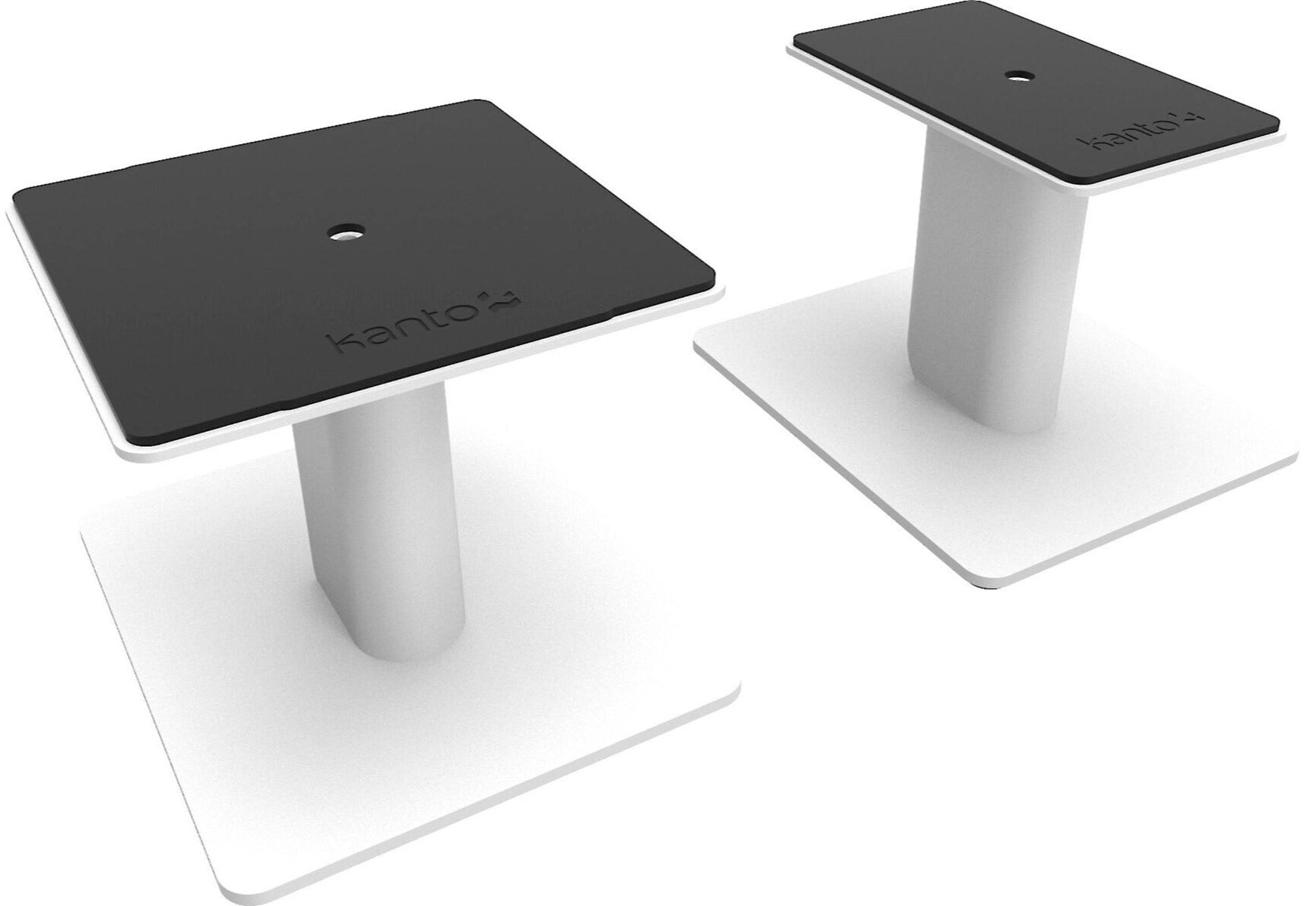 Kanto Audio SP6HD 6-inch desktop speaker stands supporting and elevating speakers for optimal sound placement.