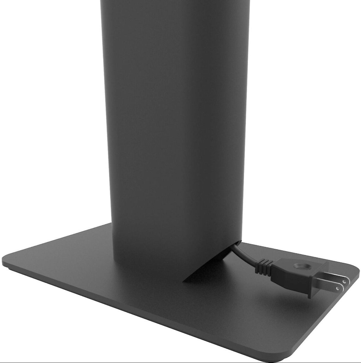 Kanto Audio SP9 9-inch desktop speaker stands supporting compact speakers for optimal sound positioning.