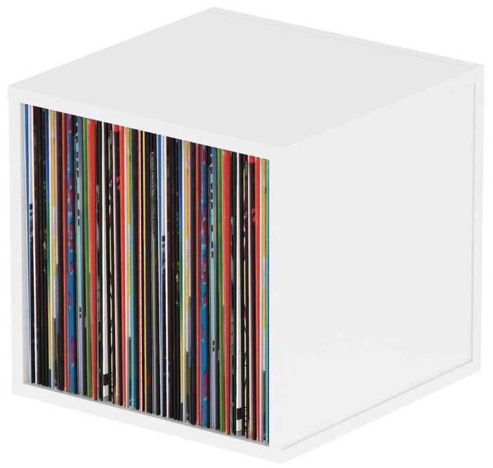Glorious Record Box 110 vinyl record storage box, black, with accessories (view 6)
