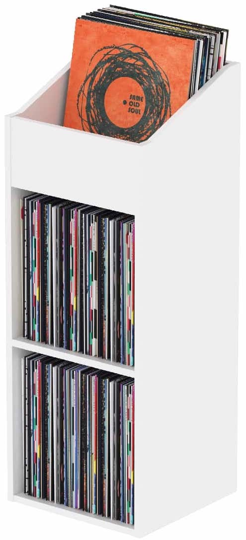 Glorious Record Rack 330, black view