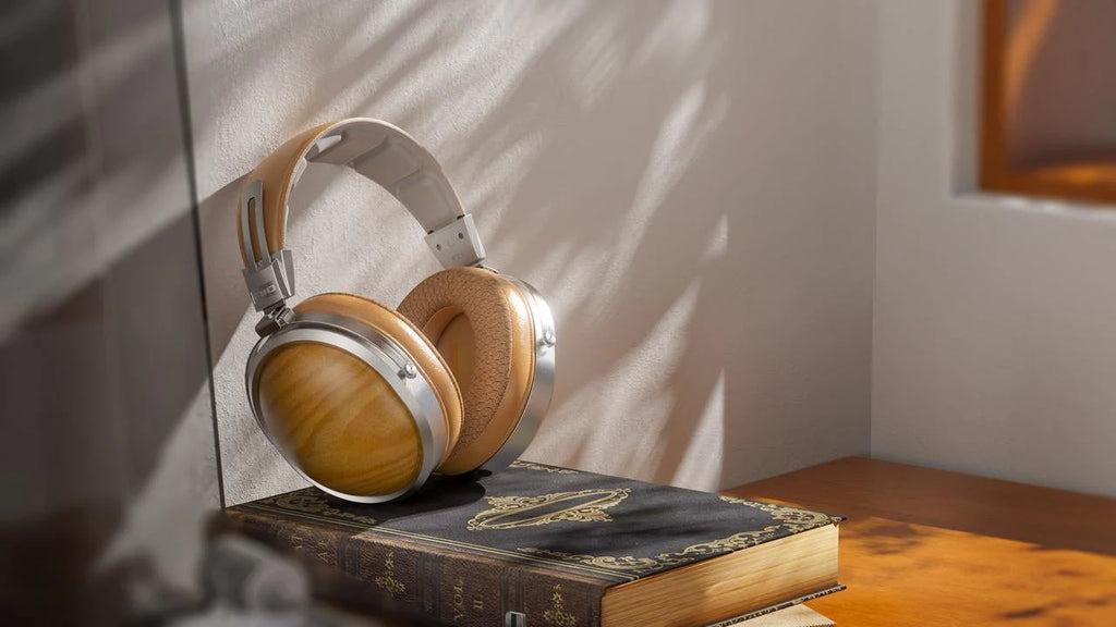 FiiO FT1 wired headphones with in-ear design and sleek black finish, featuring ergonomic ear tips for comfortable listening.