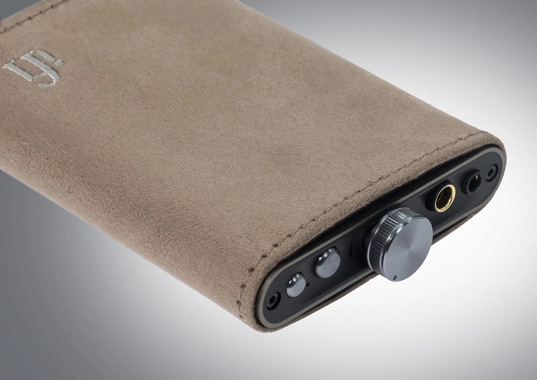 iFi Audio Hip-Case 3 for Hip-DAC 3, durable hifi bag with padded interior and sleek black exterior for portable audio equipment.