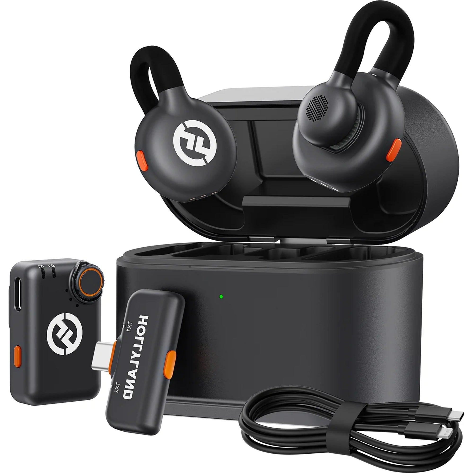 Hollyland Lark M2S Combo (2RX - Camera & USB-C) (+ Lightning Cable) - Soundium