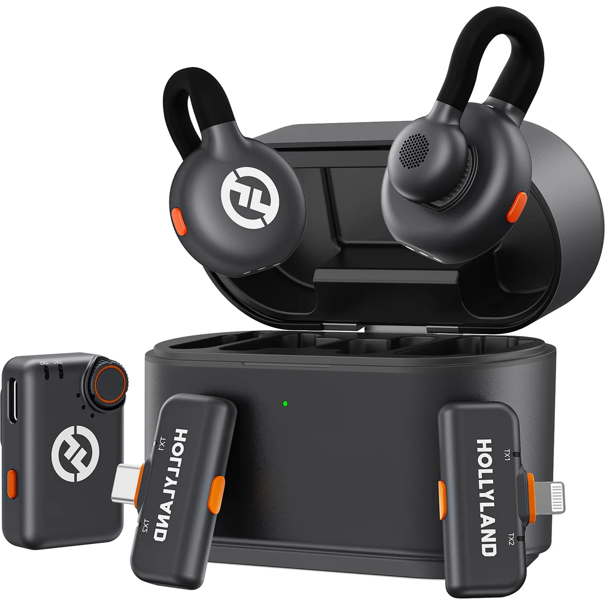 Hollyland Lark M2S Ultimate Combo (3RX - Camera, USB-C & Lightning) - Soundium