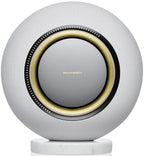 Marantz Horizon wireless speakers with sleek black design and modern controls, set against a neutral background.